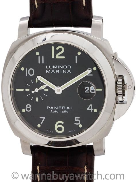 panerai pam 164 luminor marina|Panerai Luminor marina automatic price.